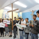 Participação dos Jovens da Comunidade Santa Rosa de Lima