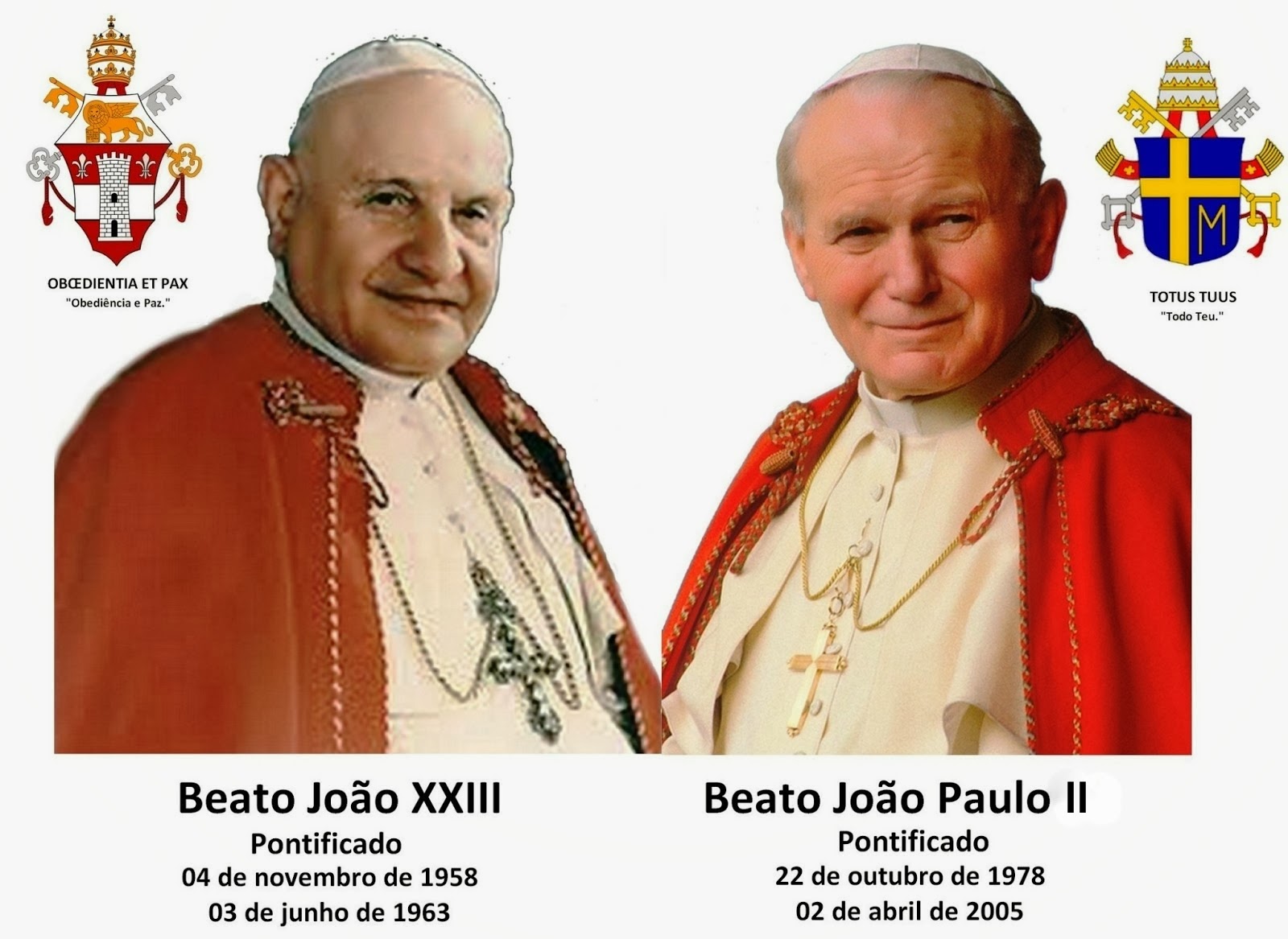 Papas - João XXIII e João Paulo II